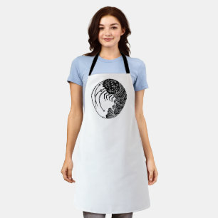 Spiny lobster circle apron