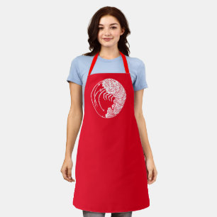 Spiny lobster circle apron