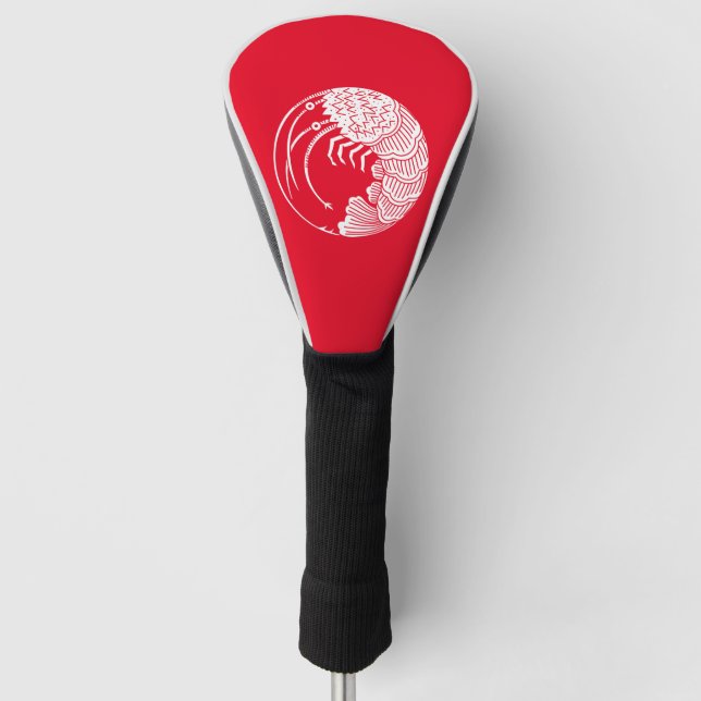 Spiny lobster circle Golf Head Covers (Front)