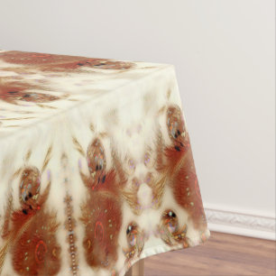 Spira Red Tablecloth