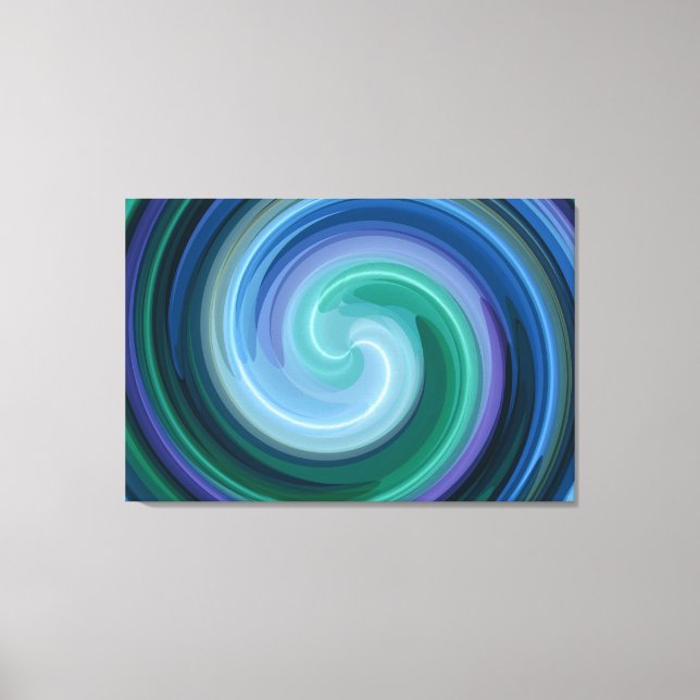 Spiral Abstract Art 7 Canvas Print (Front)