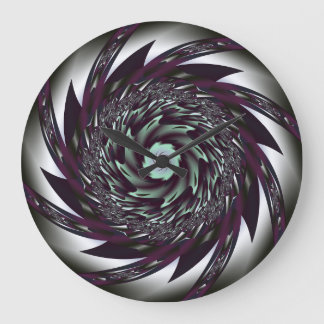 Spiral Art Wall Clock