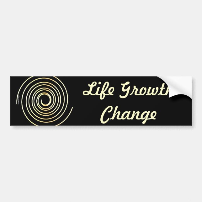 Spiral Bumper Sticker (Front)