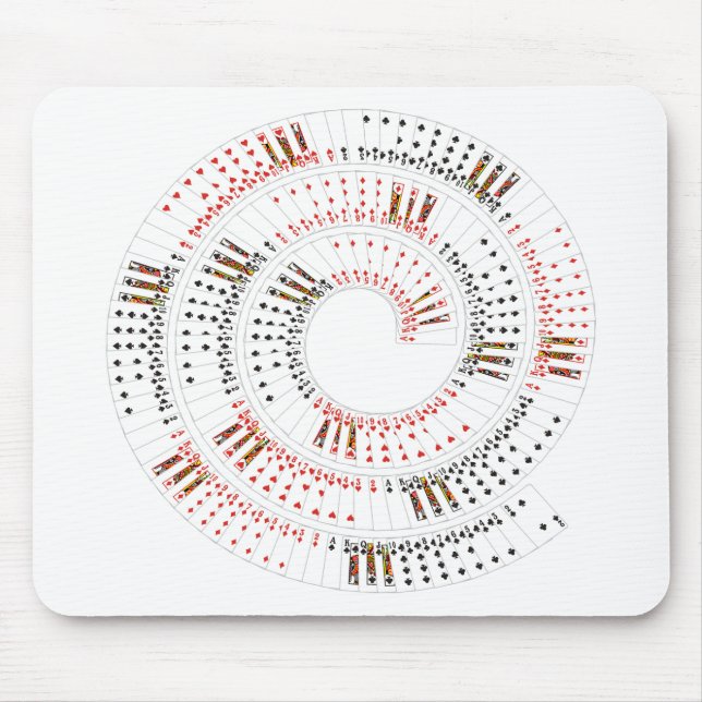 Spiral Cards Mouse Pad (Front)