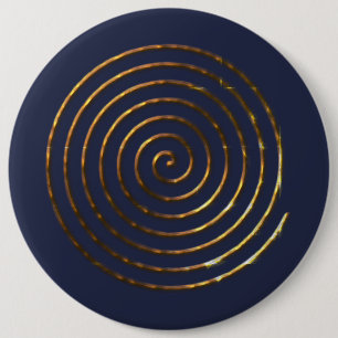 Spiral Celtic symbol 6 Cm Round Badge