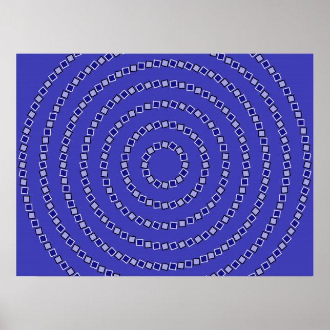 Spiral Circles Poster (Front)