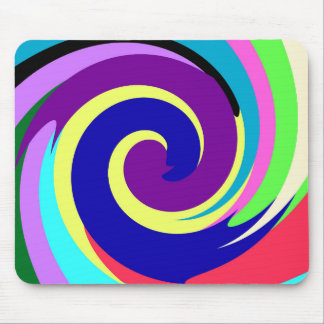 Spiral Colour Mouse Pad