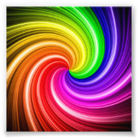 Spiral Colourful Tie Dye Rainbow Swirl Art Pattern