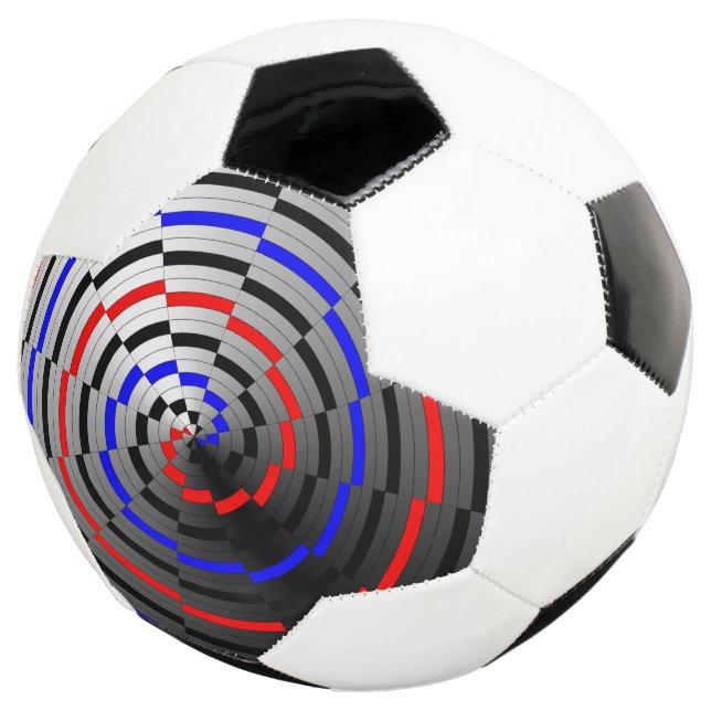 Spiral Cone by Kenneth Yoncich Soccer Ball (Three Quarter)