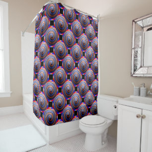 Spiral Cone Shower Curtain