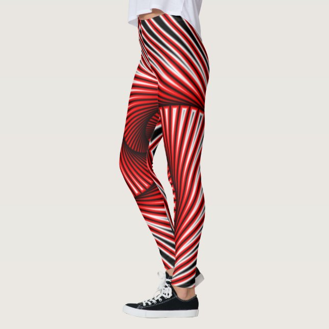 Spiral fractal leggings (Left)