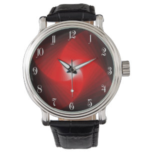 Spiral fractal pattern watch