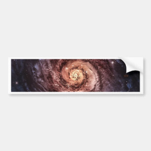 Spiral galaxy bumper sticker