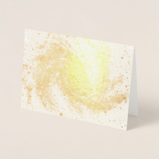 Spiral Galaxy Christmas Card (Front)