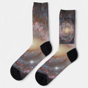 Spiral Galaxy Crew Socks 