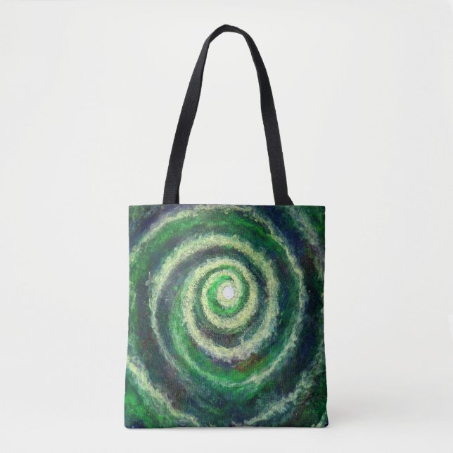 Spiral Galaxy Double-sided Tote Bag (Front)