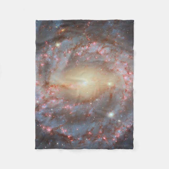 Spiral Galaxy Fleece Blanket (Front)