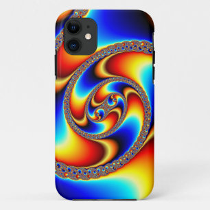 Spiral Galaxy - Fractal Art iPhone 11 Case