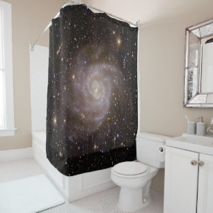 Spiral Galaxy IC 342 Shower Curtain