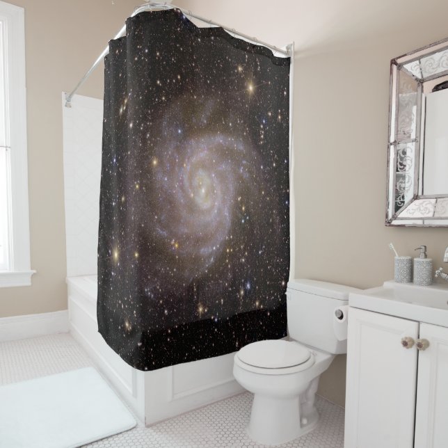 Spiral Galaxy IC 342 Shower Curtain (In Situ)