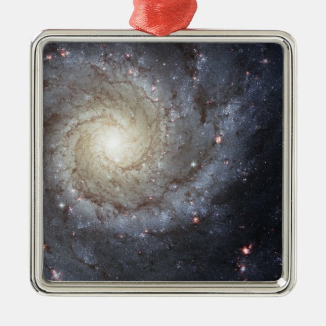 Spiral galaxy M74 Metal Tree Decoration (Front)