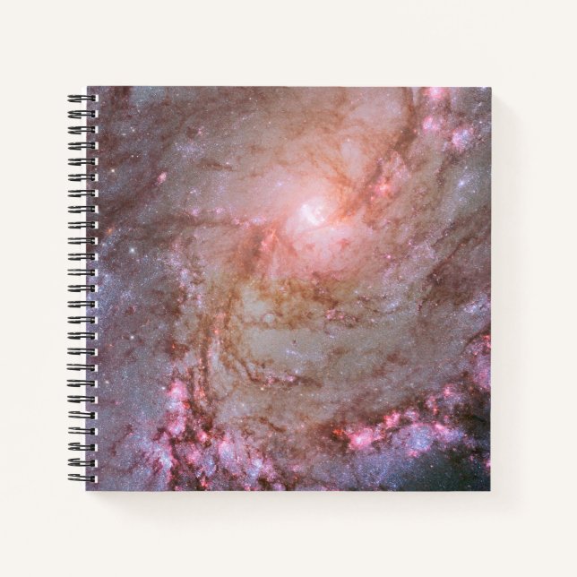 Spiral Galaxy M83, Ablaze With Star Formation. Notebook (Front)
