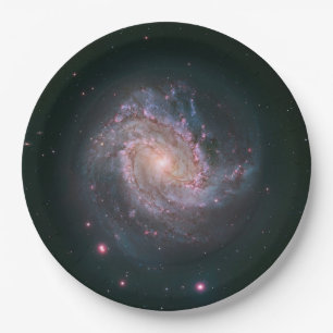 Spiral Galaxy M83 (NASA) Paper Plate