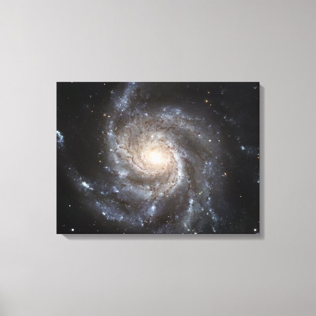 Spiral galaxy Messier 101 Canvas Print (Front)