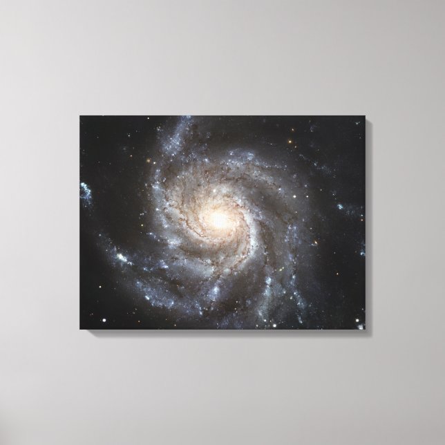 Spiral galaxy Messier 101 Canvas Print (Front)