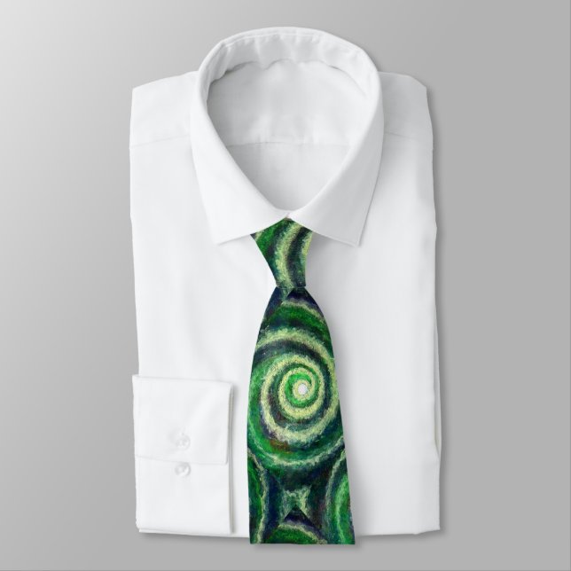 Spiral Galaxy Necktie (Tied)