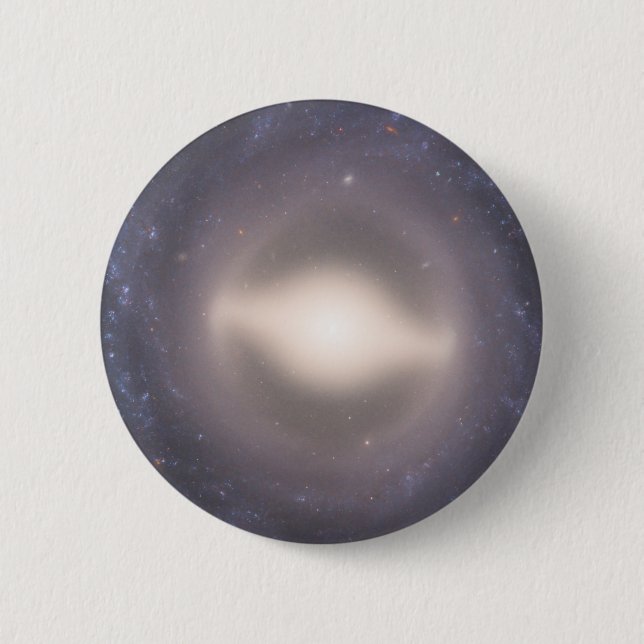 Spiral Galaxy Ngc 1015. 6 Cm Round Badge (Front)