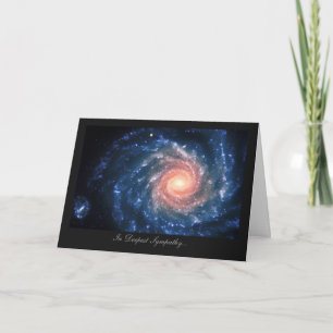 Spiral galaxy NGC 1232 - In Deepest Sympathy Card