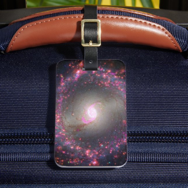 Spiral Galaxy Ngc 3351. Luggage Tag (Front Insitu 2)