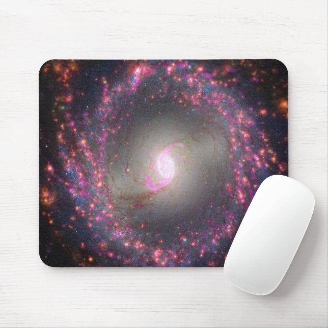 Spiral Galaxy Ngc 3351. Mouse Pad (With Mouse)