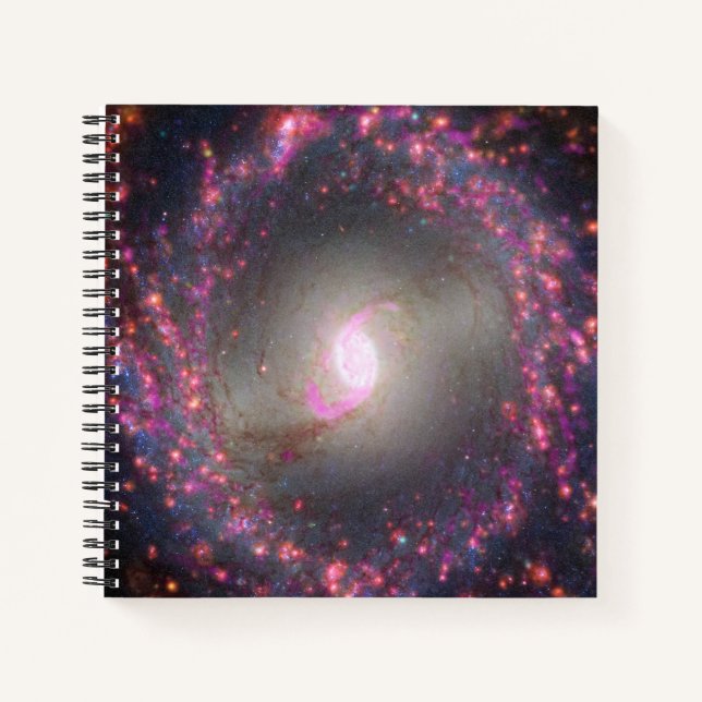 Spiral Galaxy Ngc 3351. Notebook (Front)