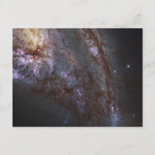 Spiral Galaxy Ngc 3627. Postcard
