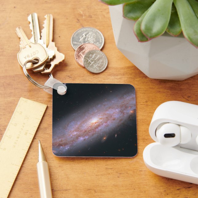 Spiral Galaxy Ngc 3972. Key Ring (Desk)