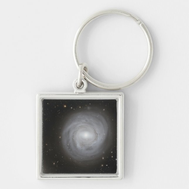 Spiral Galaxy NGC 4921 Key Ring (Front)