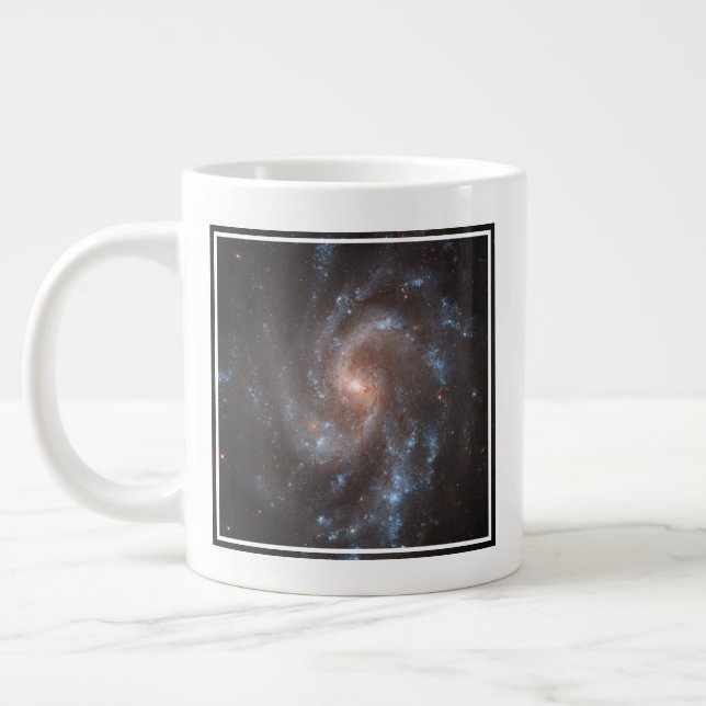 Spiral Galaxy Ngc 5584 Large Coffee Mug (Left)