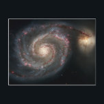 Spiral Galaxy Postcard<br><div class="desc">Postcard depicting spiral galaxy</div>