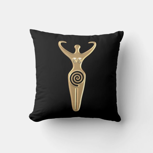 Spiral Goddess Cushion (Front)