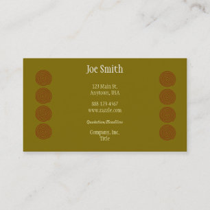 Spiral Grid Business Cards