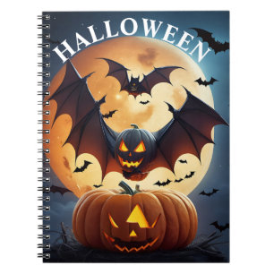 Spiral Halloween Note Pad Notebook