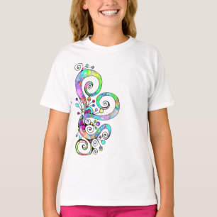 Spiral Heart Hand Painted Design 1 T-Shirt