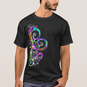 Spiral Heart Hand Painted Design 2 T-Shirt