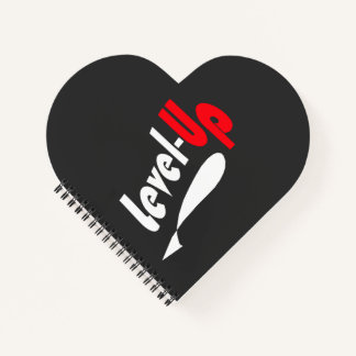 Spiral heart notebook