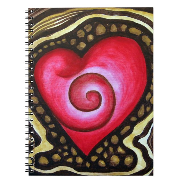 Spiral Heart of Love Notebook (Front)