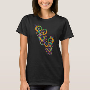 Spiral Hearts Hand Painted 2 Fan Fun T-Shirt