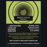 Spiral Hypnosis, Hypnotist Event Entertainer Flyer<br><div class="desc">Spiral Hypnosis,  Hypnotist Event Entertainer Advertising Flyers By The Business Card Store.</div>