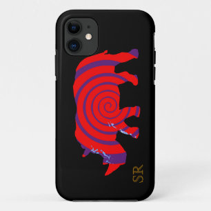 spiral hypnotic rhino animal Case-Mate iPhone case